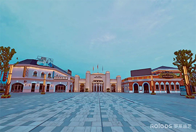 商業街夜景燈光設計，展現城市繁華豐茂